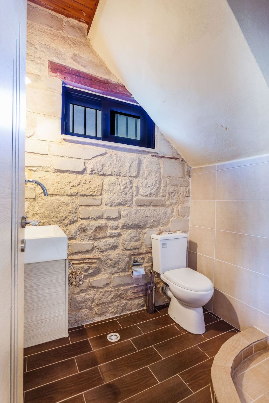 Master bathroom with full bathtub