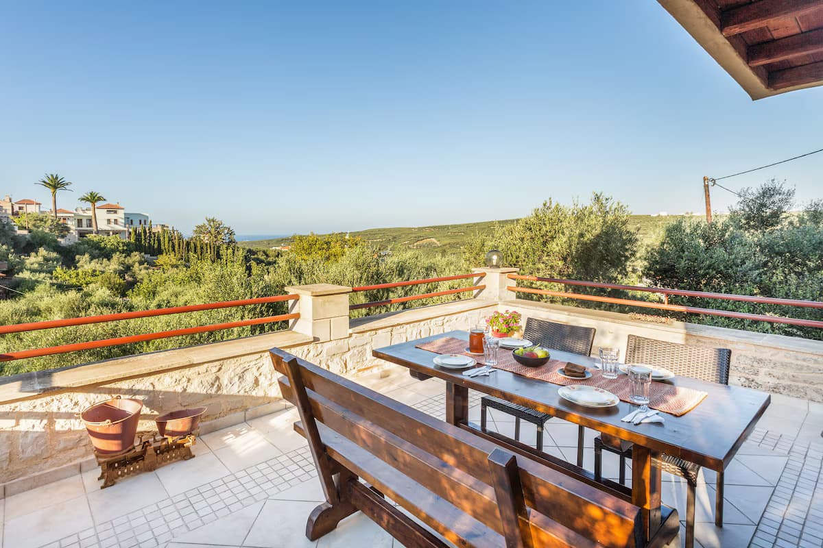 SpiliaInn Chania — view from the terrace